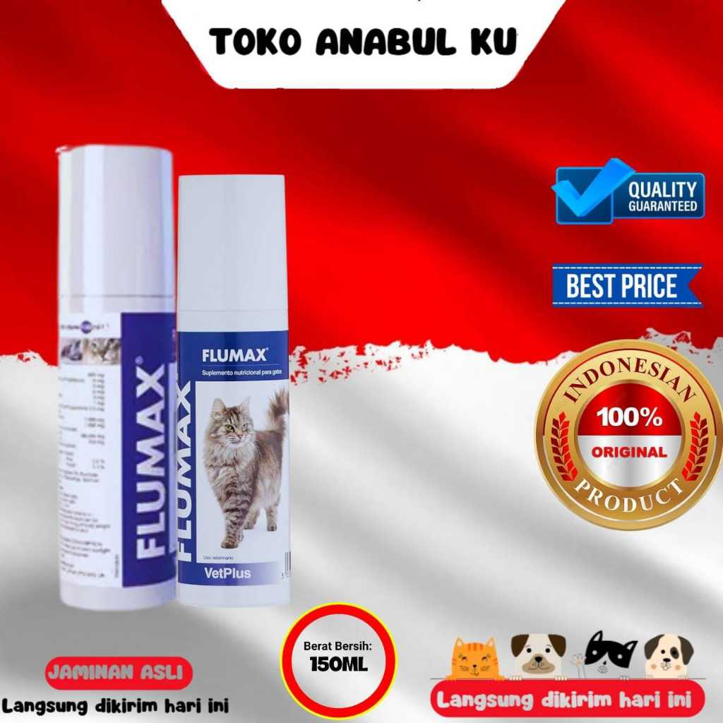 FLUMAX Obat Flu & Saluran Pernapasan Kucing 150ml / Flumax Kucing