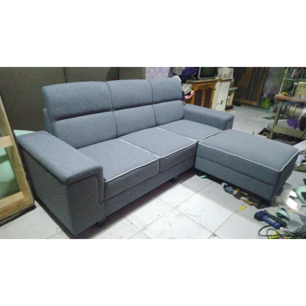 sofa l/kursi sofa/sofas/sofa minimalis custom/sofa tukar tambah