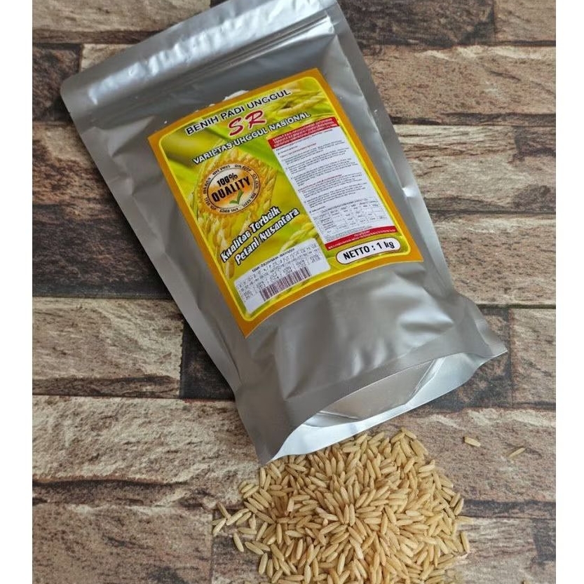BENIH PADI UNGGUL SR PADI VARIETAS UNGGUL NASIONAL KUALITAS PREMIUM 1KG