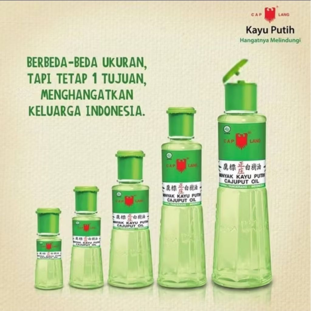 Cap lang Minyak Kayu Putih Cap Lang 60ml - 30ml - 15ml Cap Lang Minyak Kayu Putih Eucalyptus