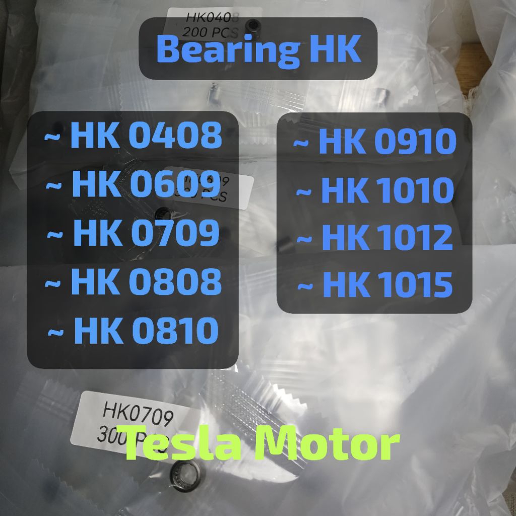 Bearing HK 0408 HK 0609 HK 0709 HK0808 HK0810 HK0910 HK1010 HK 1012 HK 1015 needle lidi laher