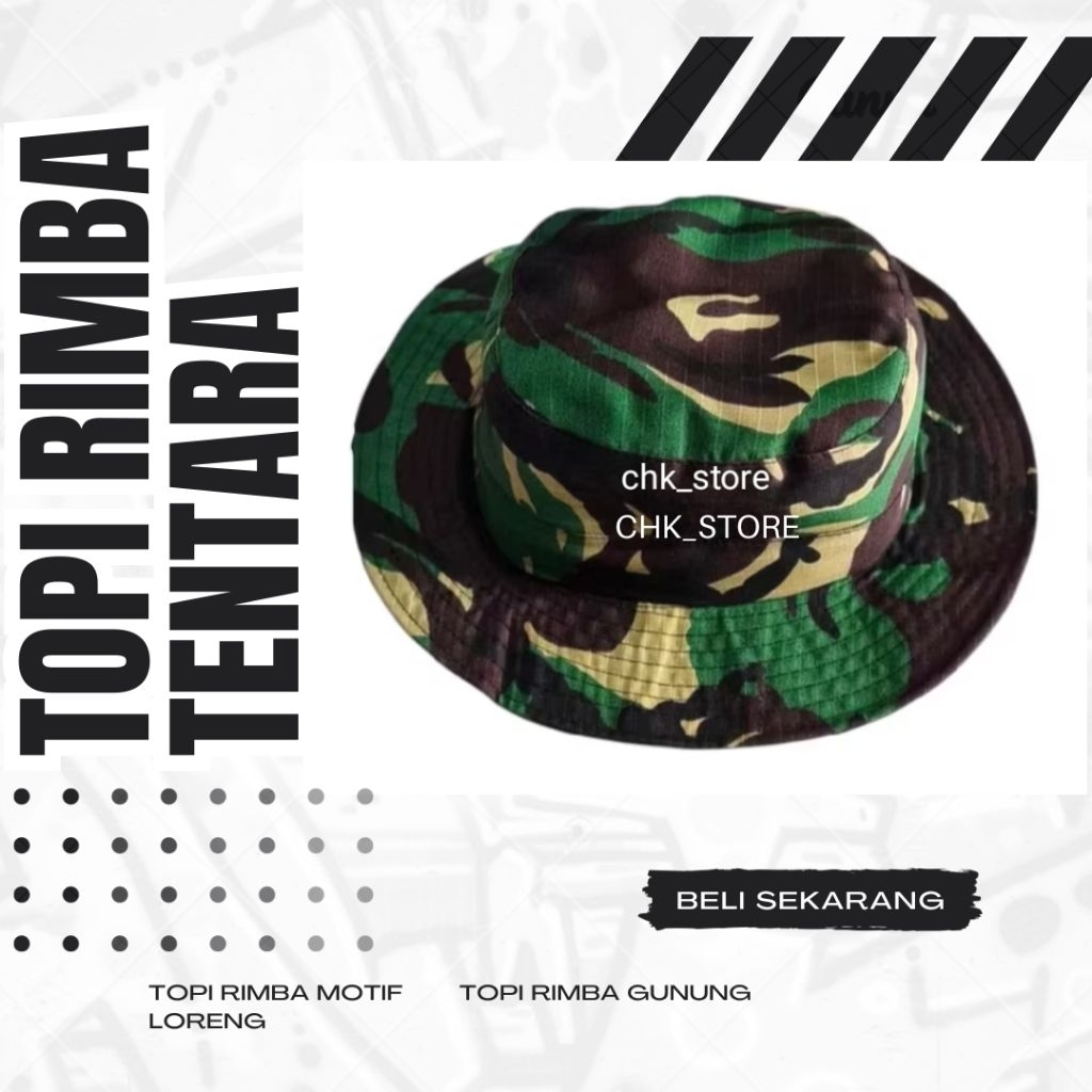 topi rimba loreng/topi rimba/topi rimba tali/topi rimba gunung/topi rimba gunung tactical hiking