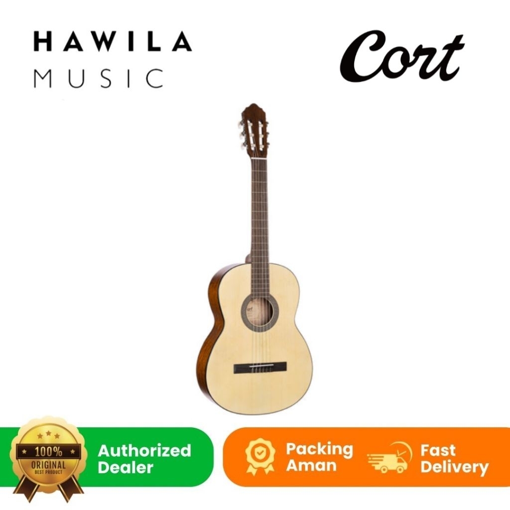 Gitar Nylon Elektrik Gitar Cort AC100 E SG AC100E SG Original