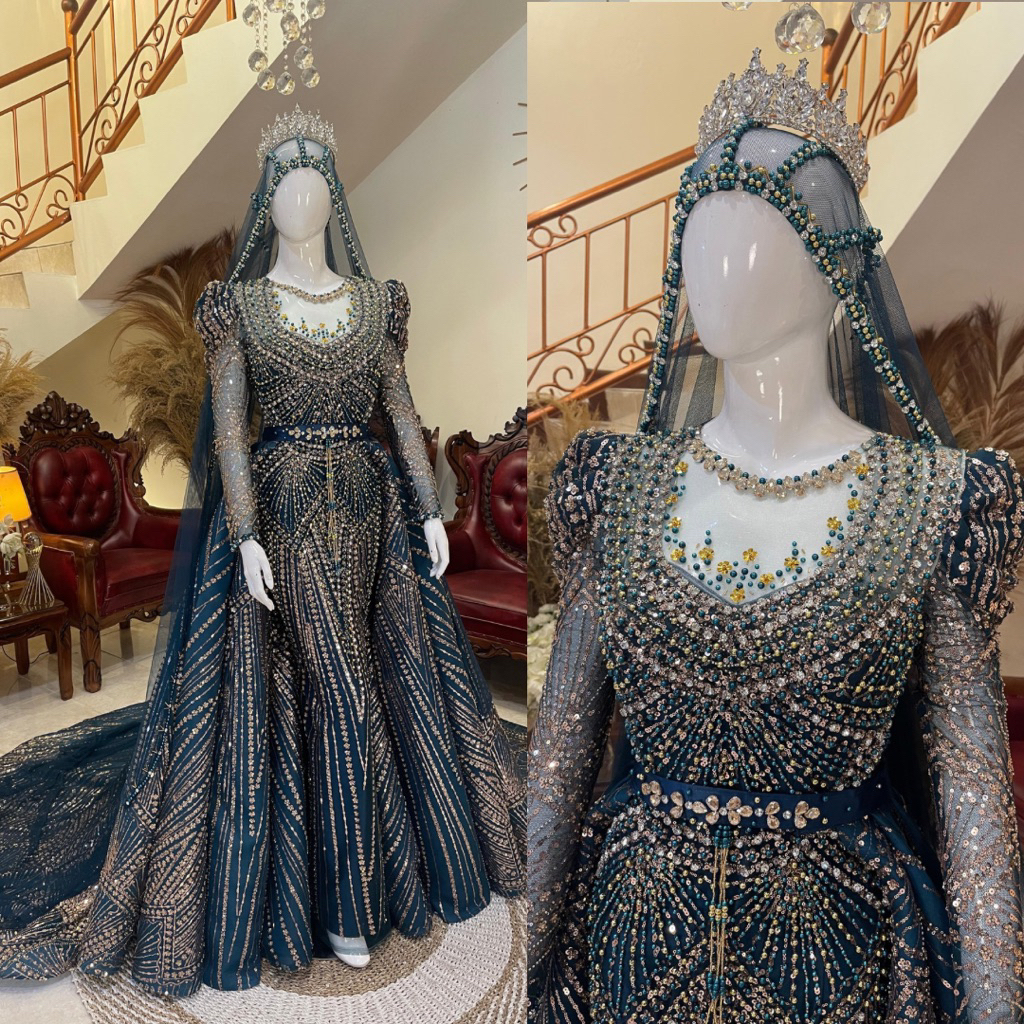 Gaun pengantin slim terbaru | Gaun pengantin slim full payet | Gaun pengantin wedding