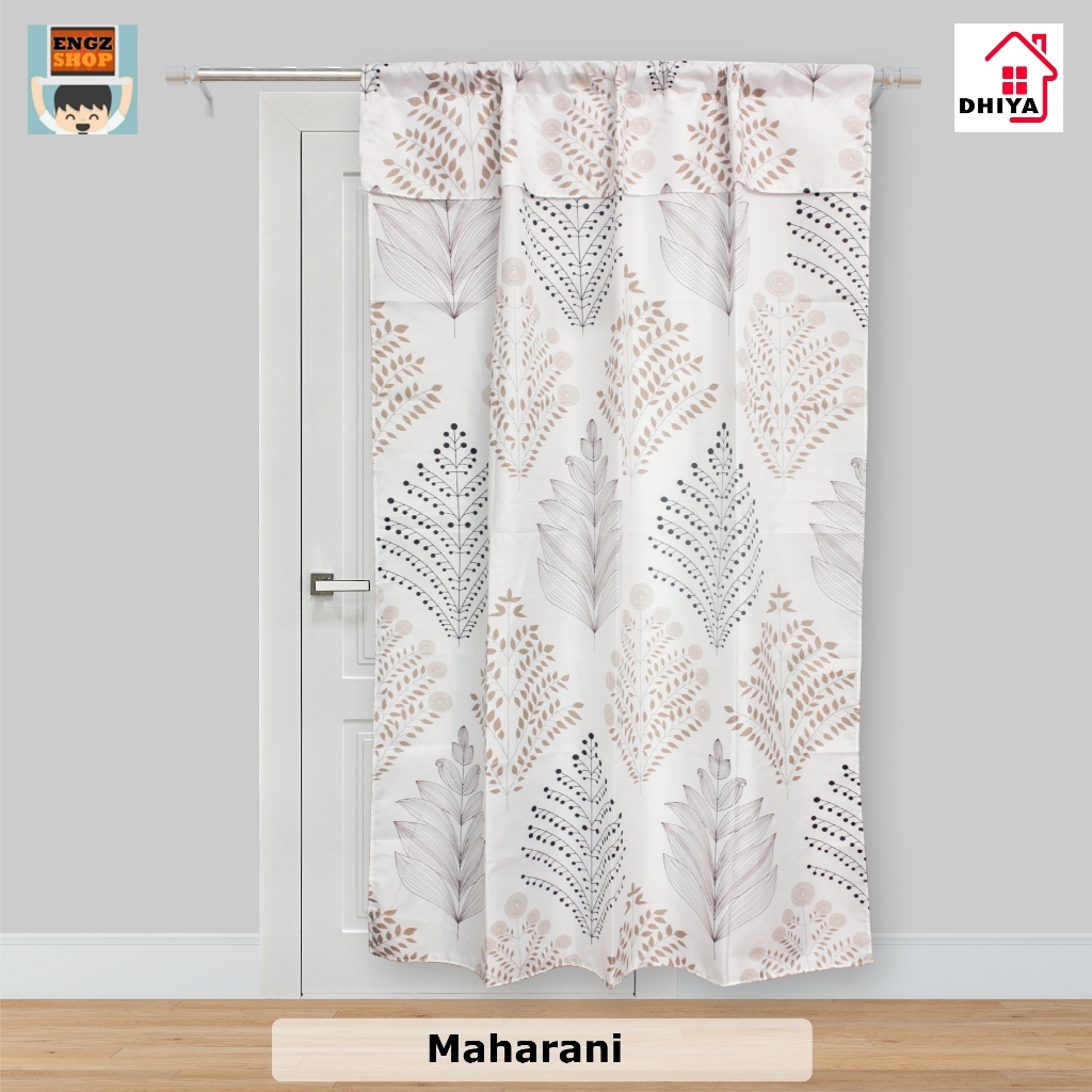 Gorden Jendela Pintu Poni Lebar 100 x Tinggi 120 - 240 cm