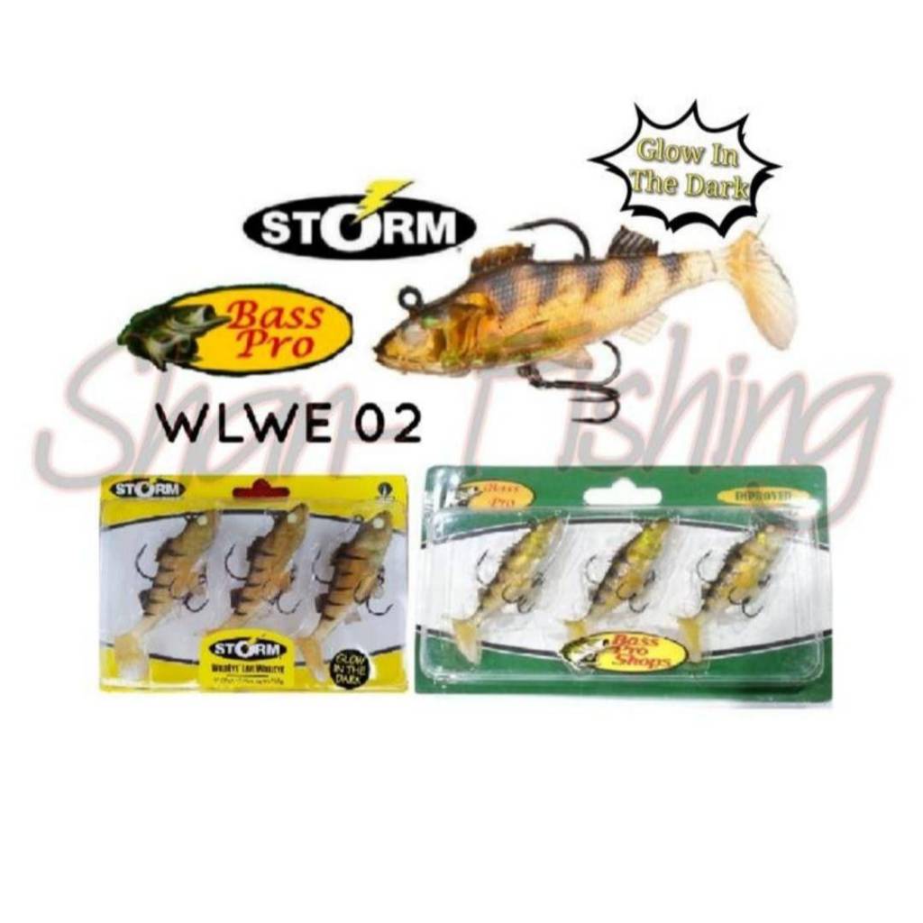 Umpan Pancing Softlure Basspro / Strom Wildeye Live Walleye (WLWE)