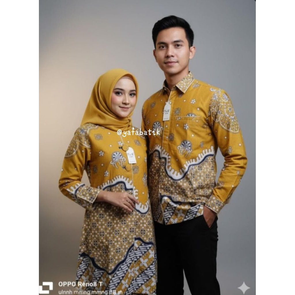 Baju Batik Tunik SMOK Bordir Premium | Batik Tunik Couple | Batik Tunik Modern | Batik Sarimbit | Ba