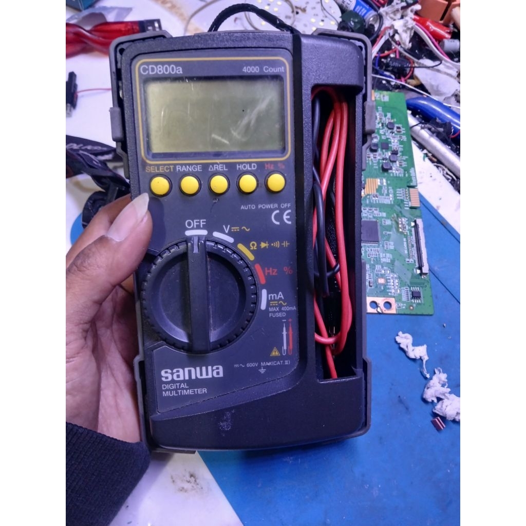 multimeter sanwa rusak lcd