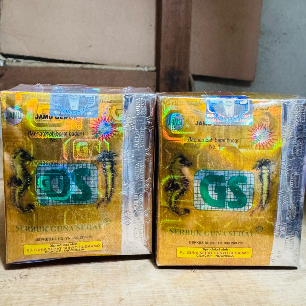 jamu gs kapsul gemuk sehat isi 24 bungkus