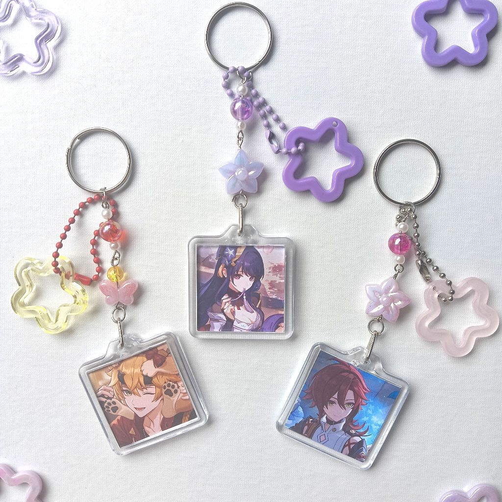 BAG CHARM/KEYCHAIN GENSHIN IMPACT HOYOVERSE| INAZUMA CHARACTER|