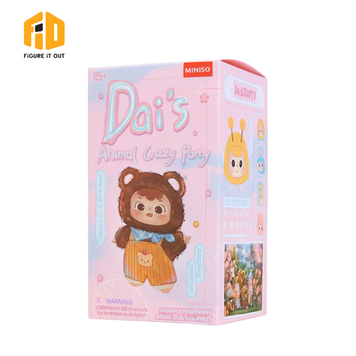 KEMELIFE DAI Animal Crazy Party Fluffy Blind Box