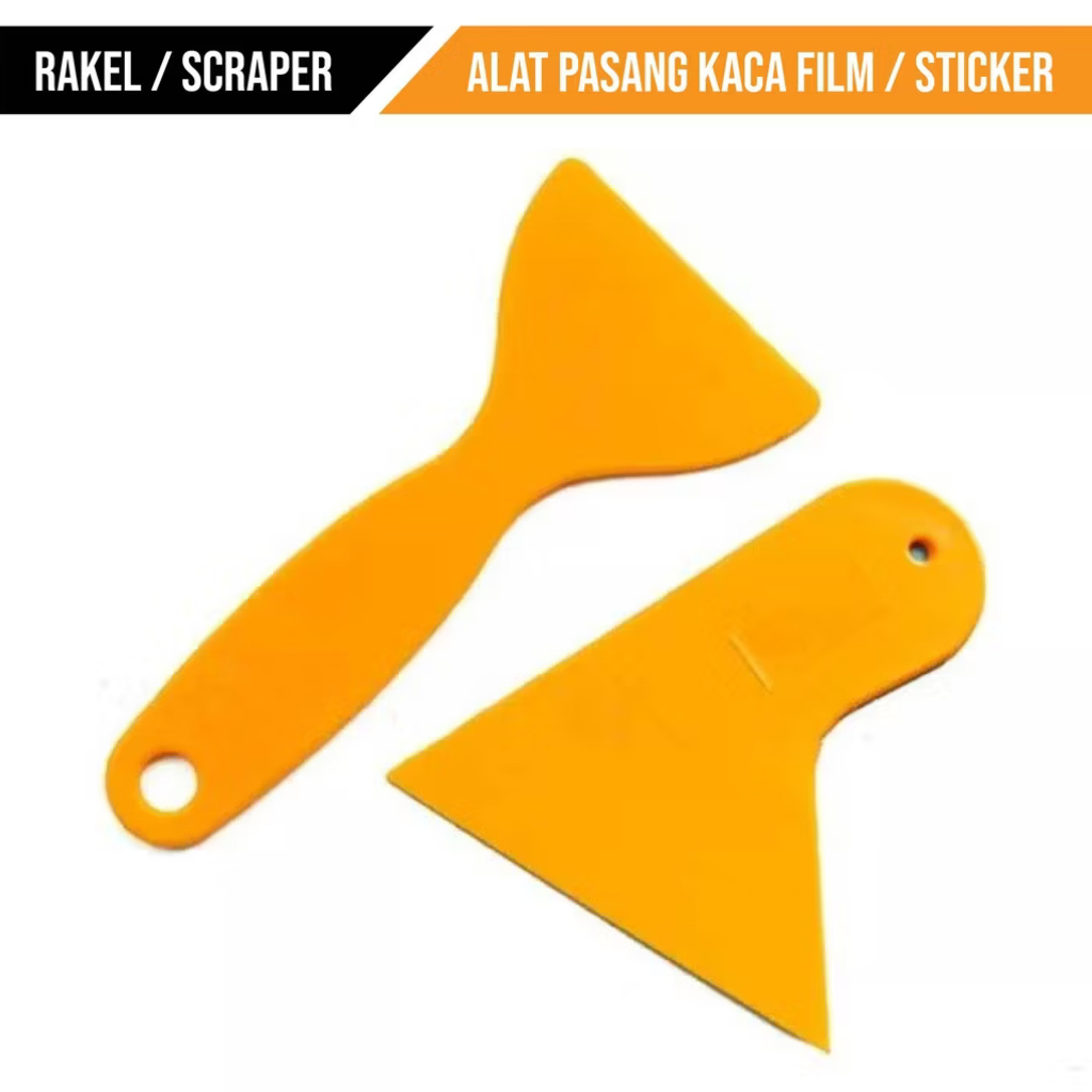 SCRAPER KAPE PLASTIK BANTU PASANG ANTI GORES, WALLPAPER DINDING VINYL TACO SPATULA