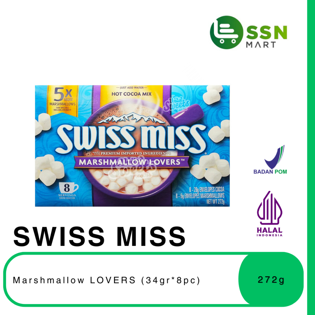 SSNMart SwissMiss Marshmallow LOVERS (34gr*8pc)