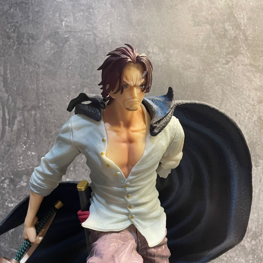 Patung Anime, satu bagian rambut merah Shanks Yonko atap patung raksasa dekorasi