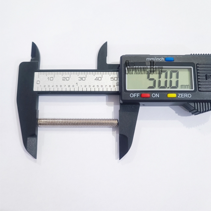 M6 x 50 Baut L Tanam L Set Stainless 304 M6x50