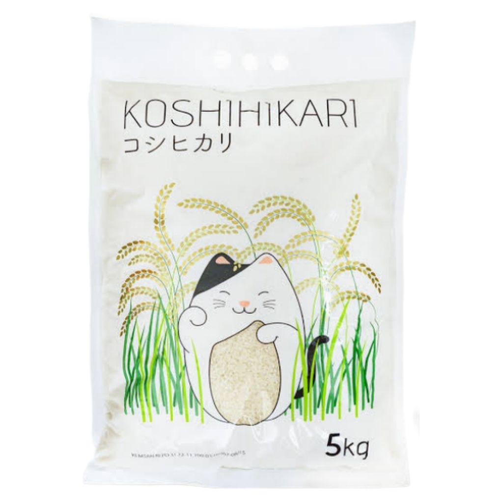Beras Jepang Koshihikari 5kg Super Premium | Beras Jepang | Beras Japonica | Beras Sushi | Beras Ben