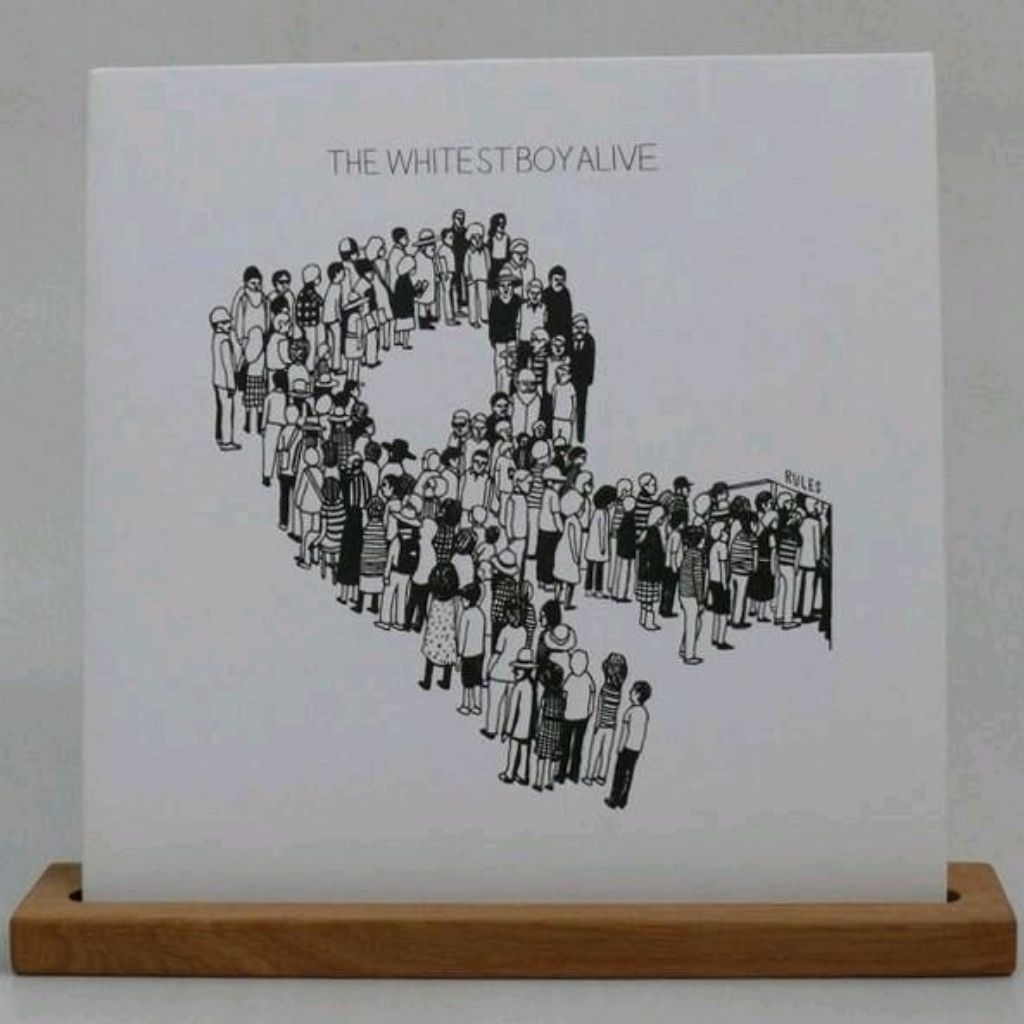 Rak Vinyl Display / Floating Vinyl Display / Rak Kayu -06 Dinding