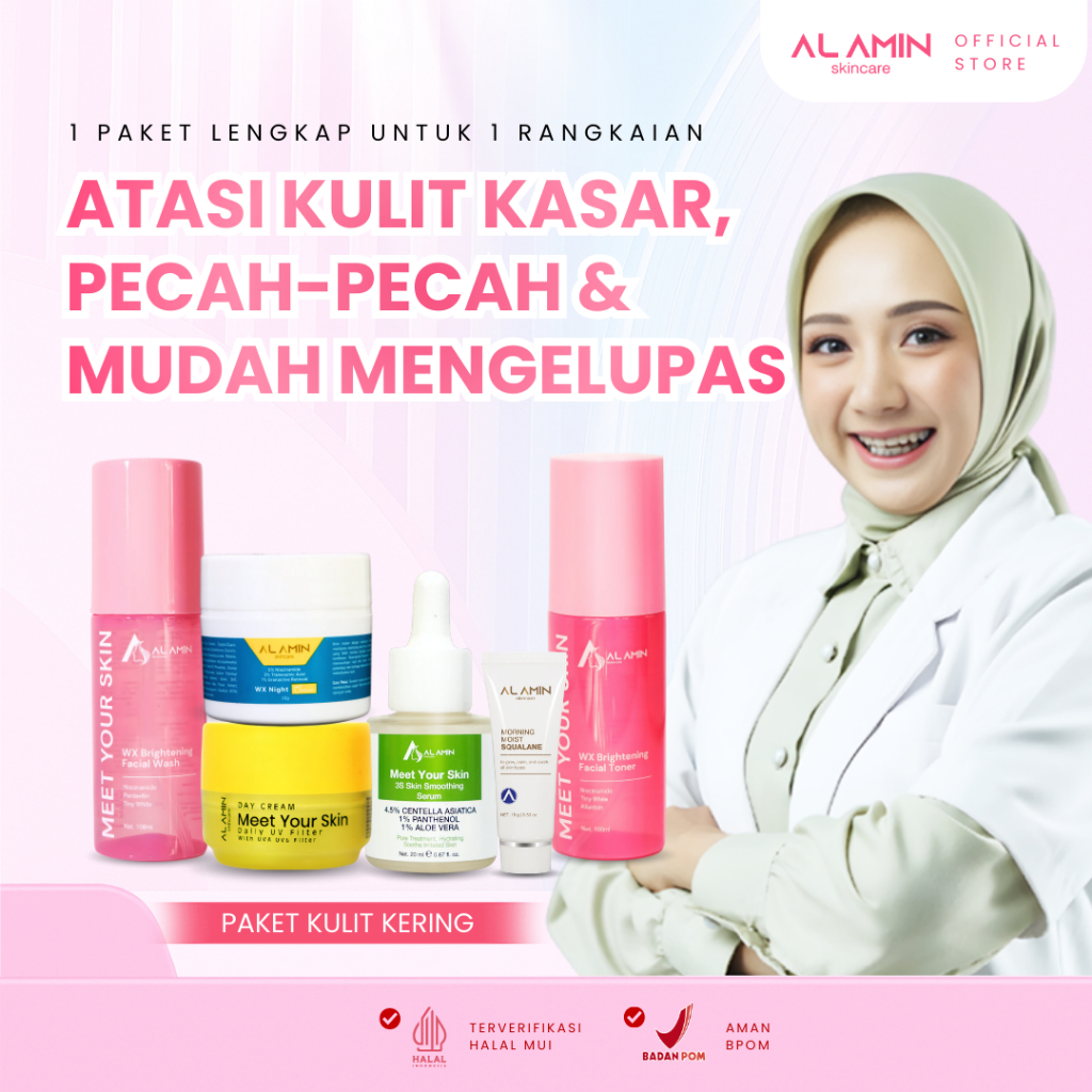 Al Amin Skincare Paket Kulit Kering