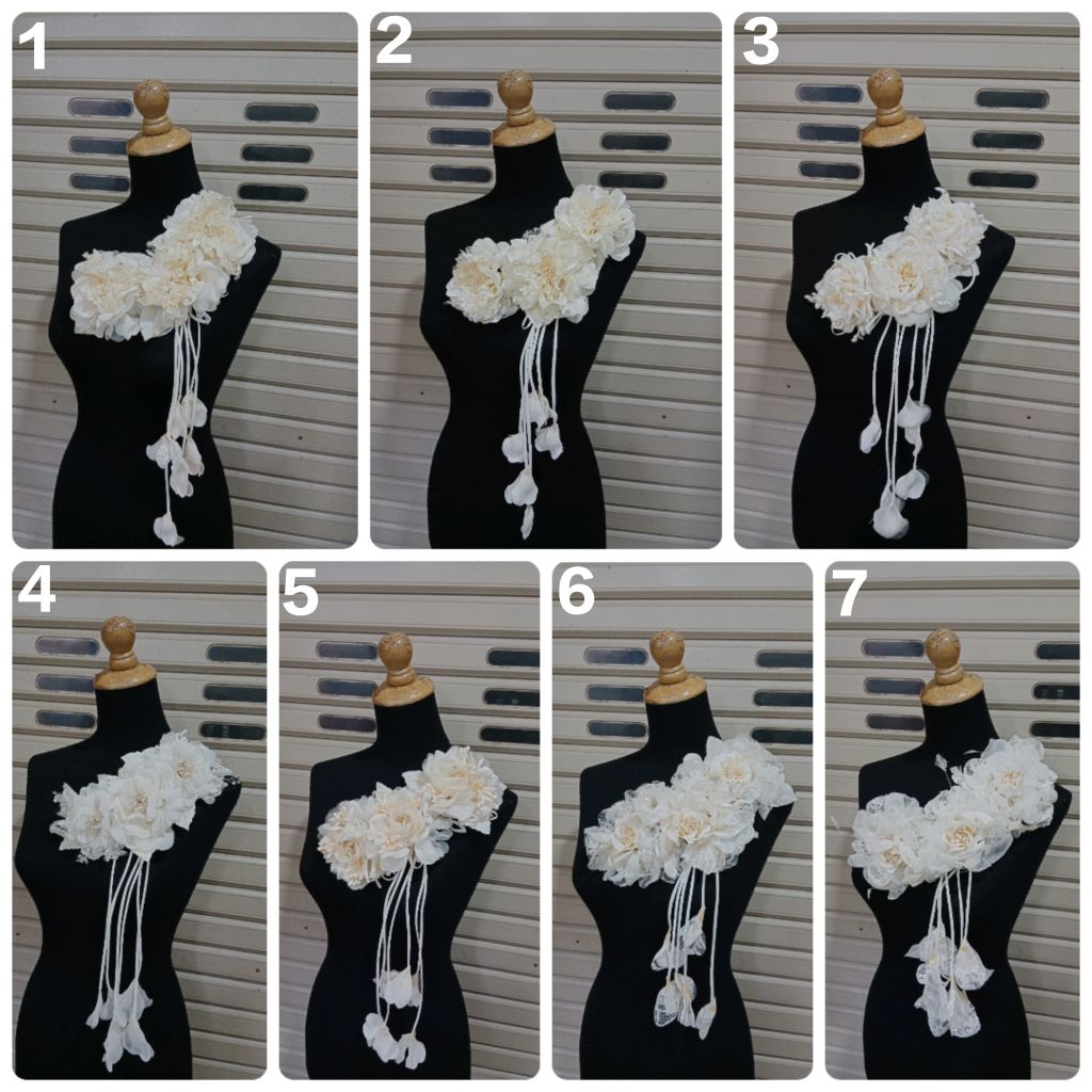 Bunga Korsase Aplikasi Gaun /Korsase Jumbo/Bunga Korsase Cantik/Korsase Rumbai/Bunga Korsase Juntai/