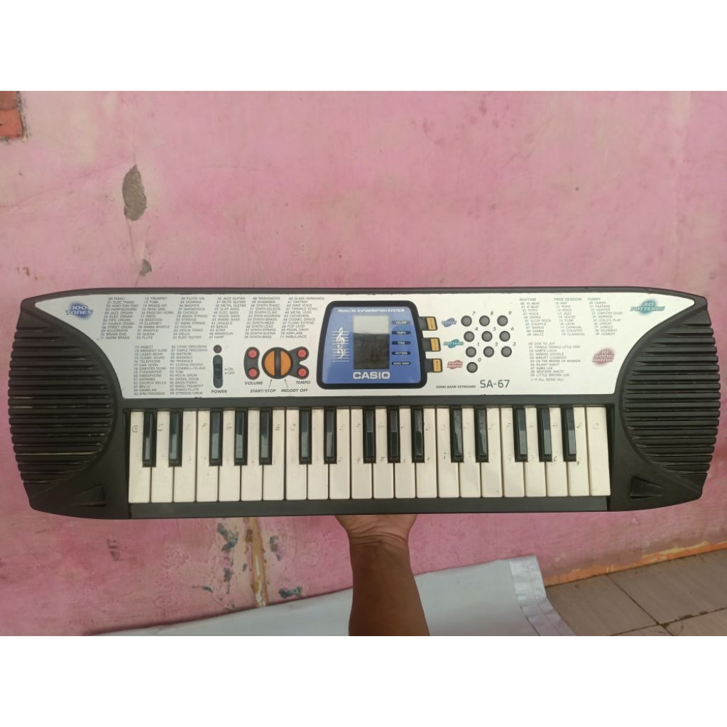 Piano/keyboard CASIO SA-67