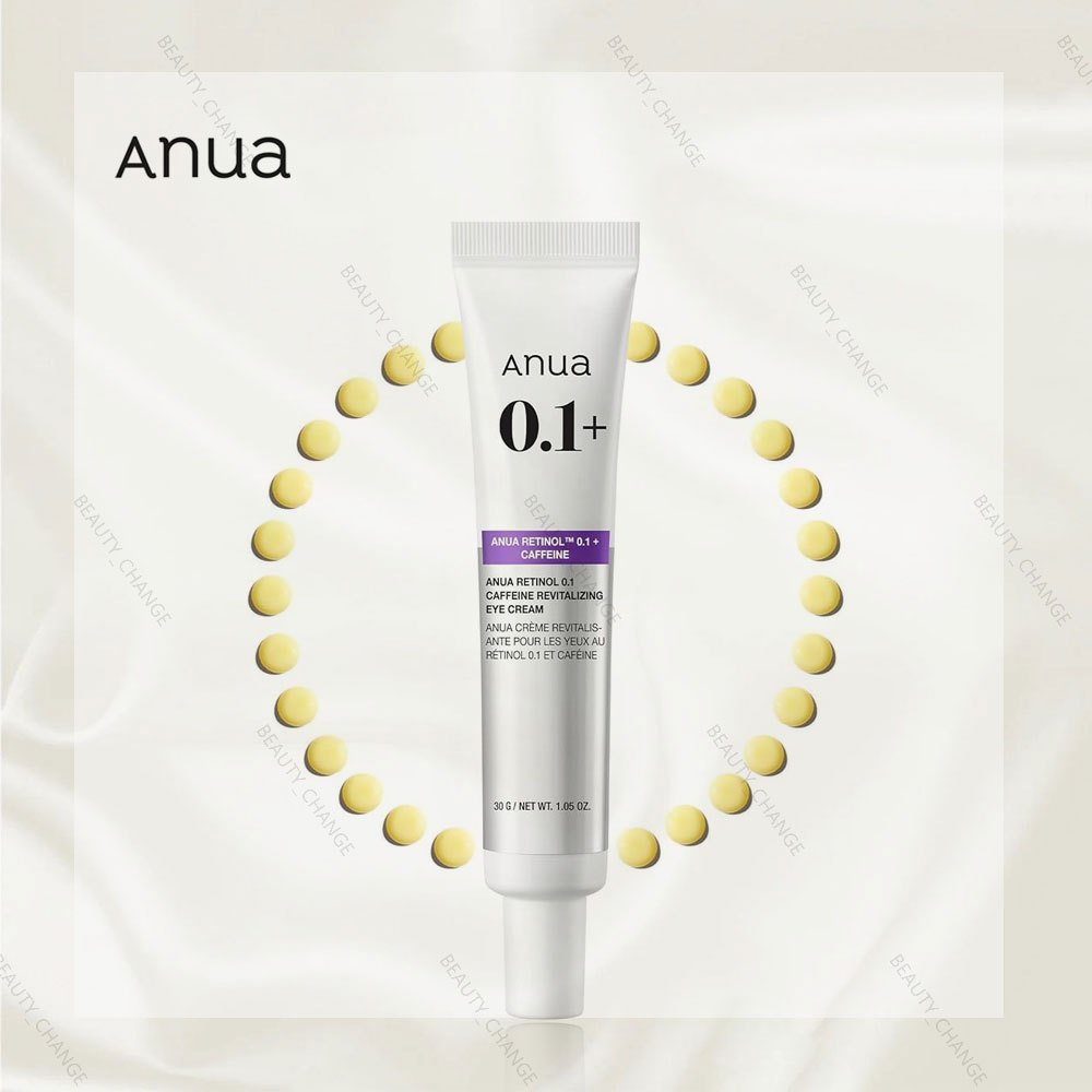 ANUA Retinol 0.1 Caffeine Revitalizing Eye Cream – Eye Cream Korea Original, Anti Aging, Anti Wrinkl