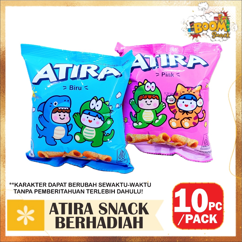Atira Snack Berhadiah Snack Viral isi 10 pcs [KEMASAN BARU]
