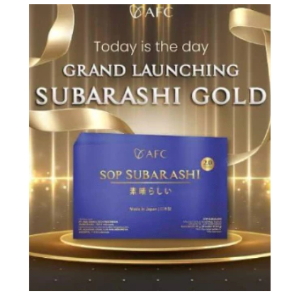 Sop Subarashi Gold AFC ORIGINAL 100%