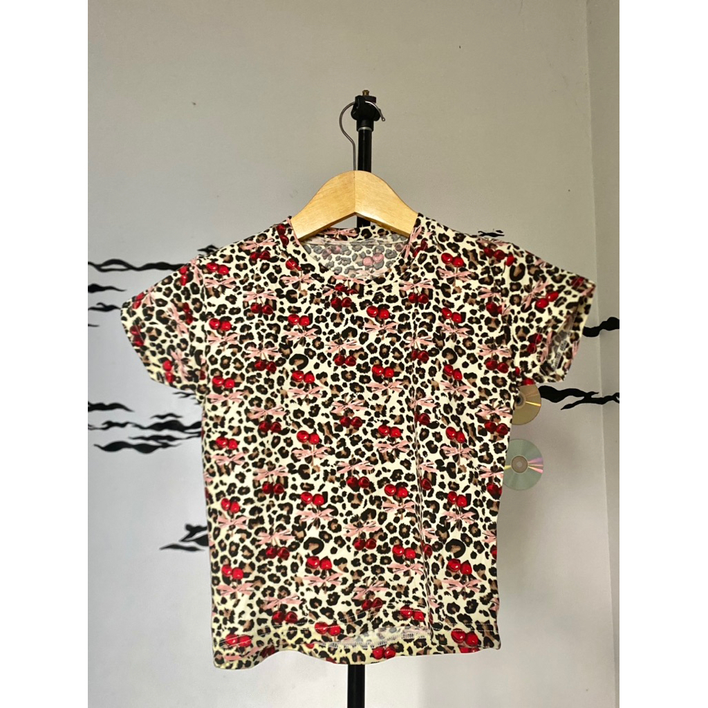 Leopard Crop top