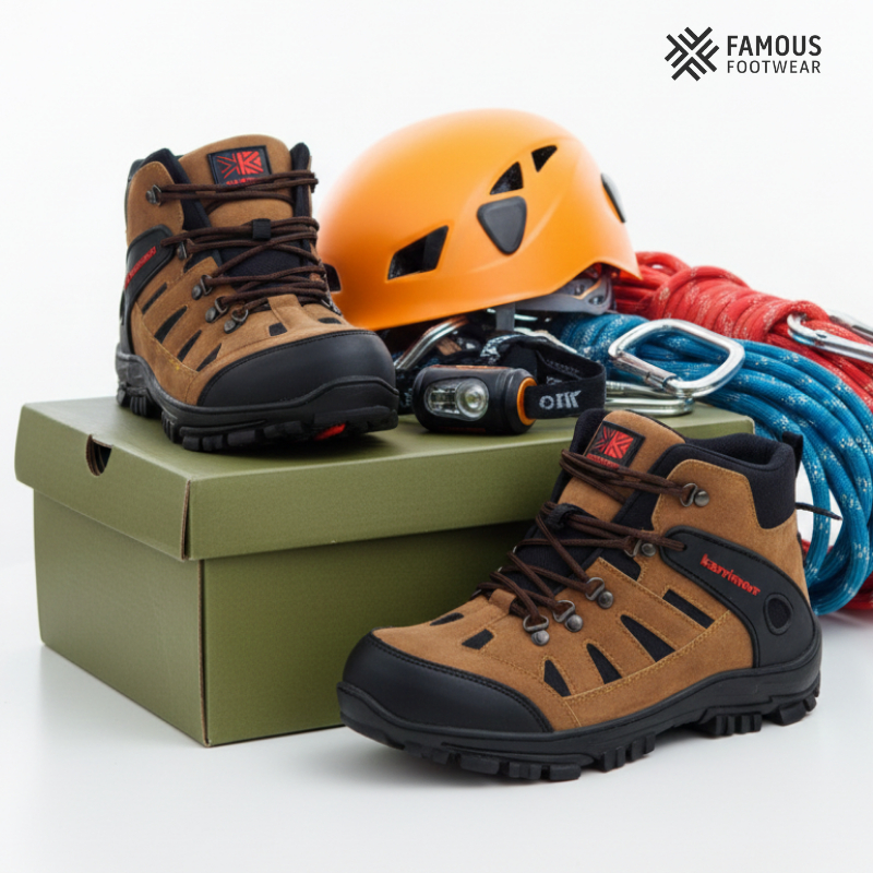 BESTPROMO SEPATU SAFETY BOOTS PRIA KARRIMORE TRACKING OUTDOOR - SEPATU GUNUNG KARIMOR SUMMIT HIKING