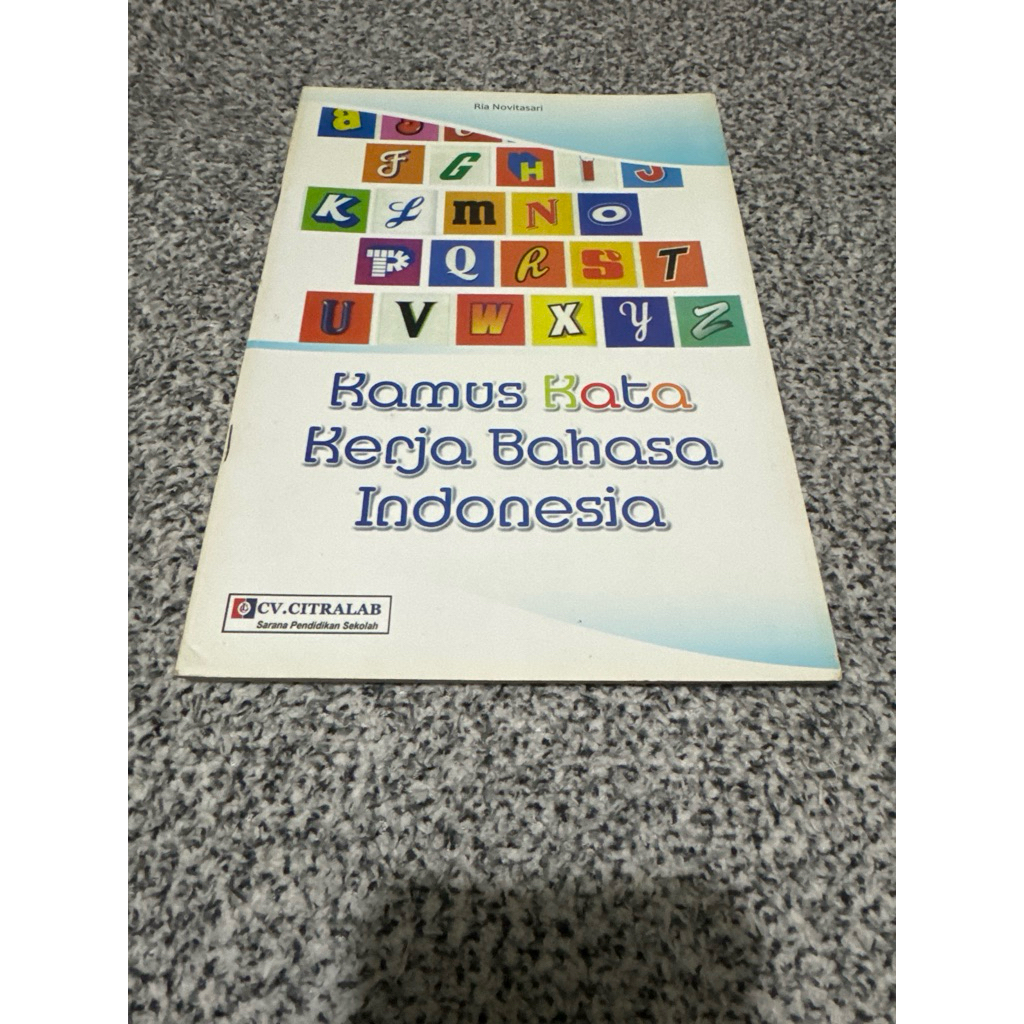 kamus kata kerja bahasa Indonesia