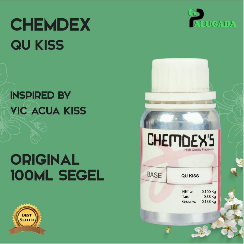 Bibit parfum murni QU-KISS CHEMDEX'S 100ML SEGEL