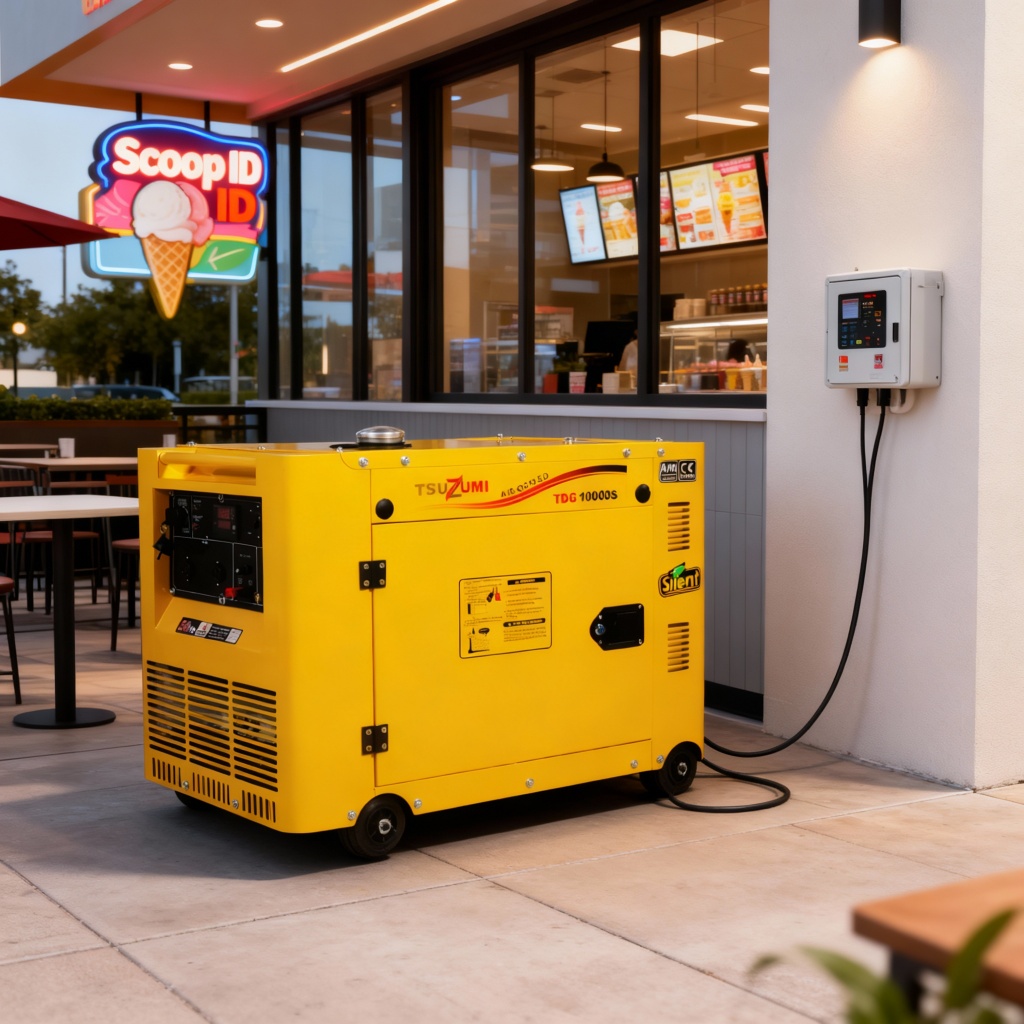 Genset Silent 9 KVA Tsuzumi TDG 10000S Japan Technology / Genset Diesel Silent 7000 Watt