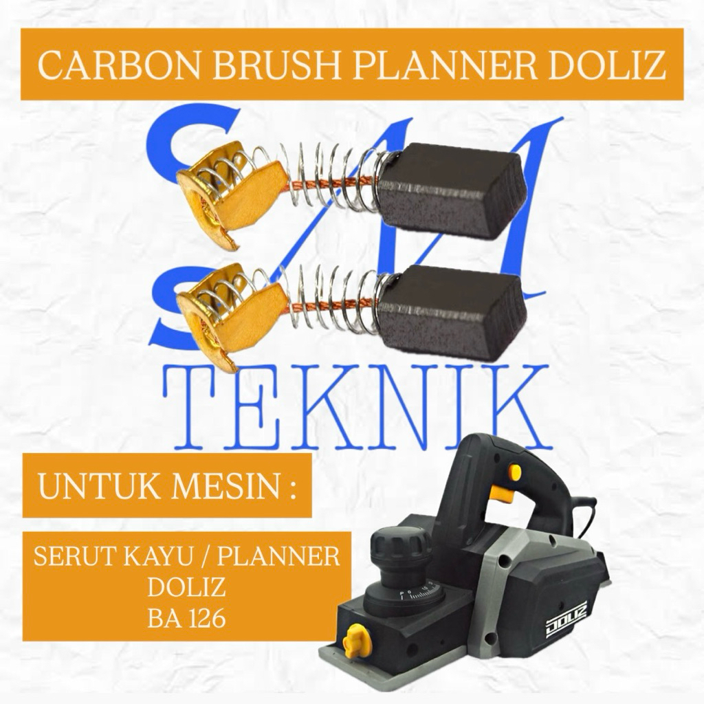 CARBON BRUSH ARANG MESIN PLANNER DOLIZ BA 126 ARANG MESIN PLANNER DOLIZ BA126
