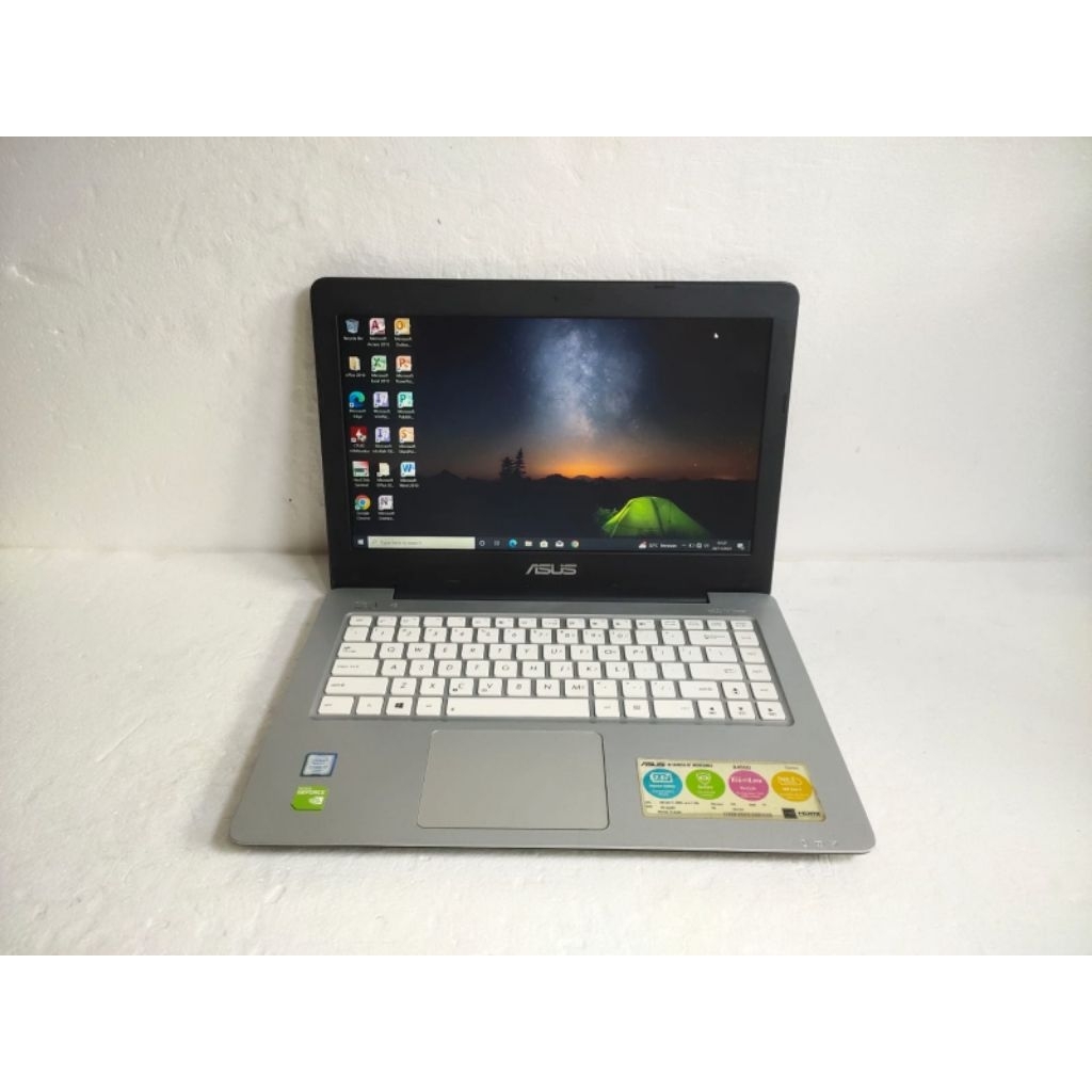 A1071 Laptop Asus A456U Ram 8gb SSD 256gb core i7 gen6 Double VGA Siap pakai