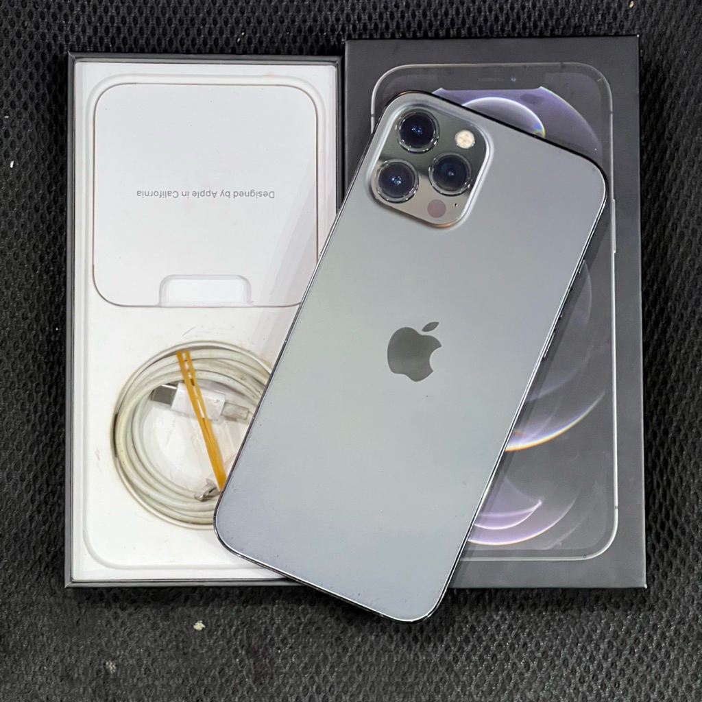 iphone 12 promax 256gb resmi ibox fullset original