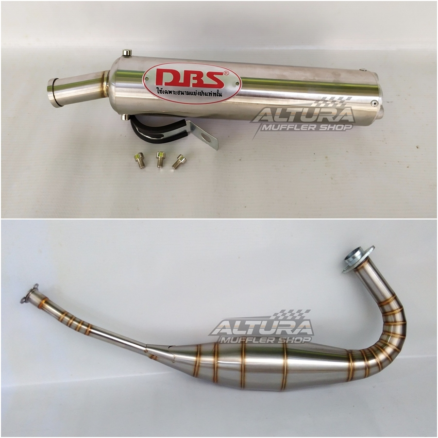 Knalpot Ninja 150 R Rr Ss Stainless Steel Kenalpot Dbs Leher C