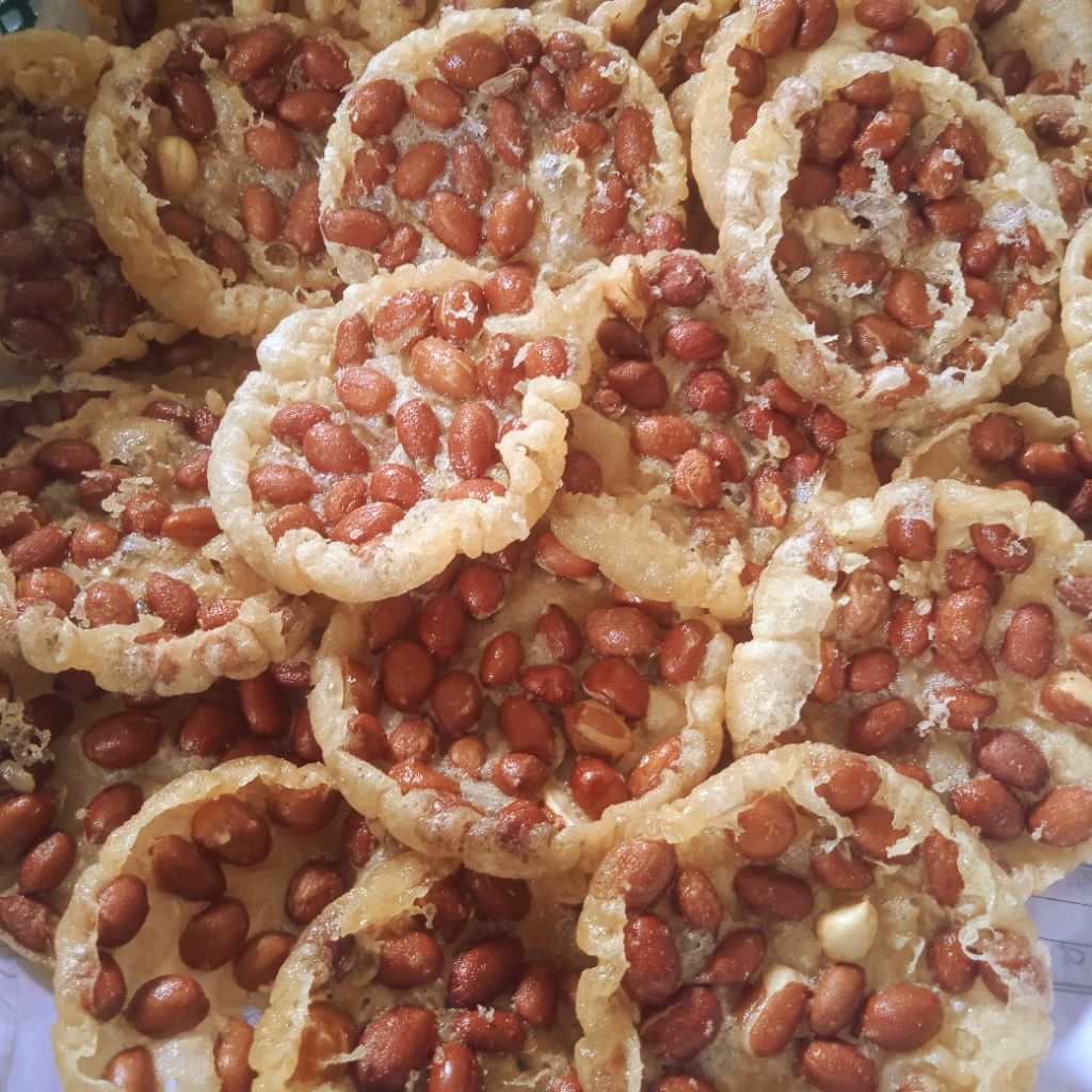 PEYEK KACANG TANAH 250 gram GURIH RENYAH / PEYEK BULAT / RAMPEYEK