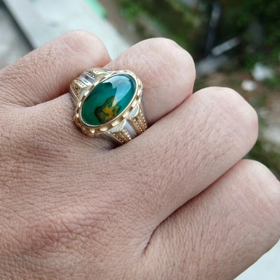 cincin bacan kembang kristal natural