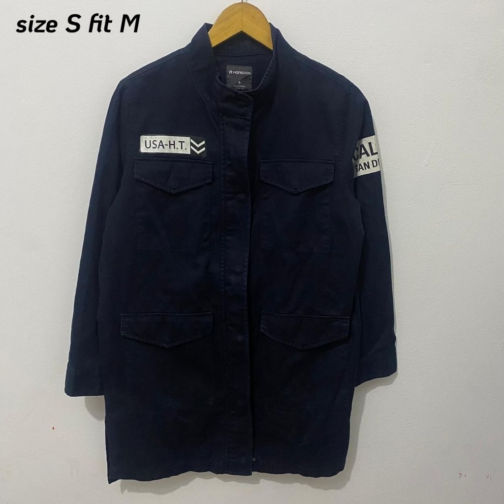 Jaket parka wanita hangten size S fit M