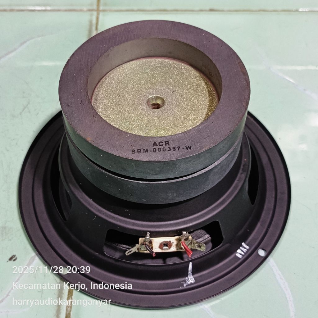 speaker woofer 6 inch magnet besar double magnet original lepasan
