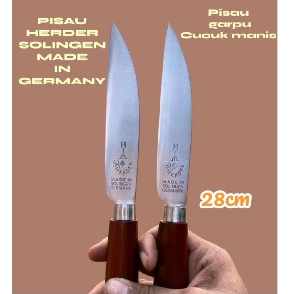 Pisau Herder cap garpu Made in souLigen Germany