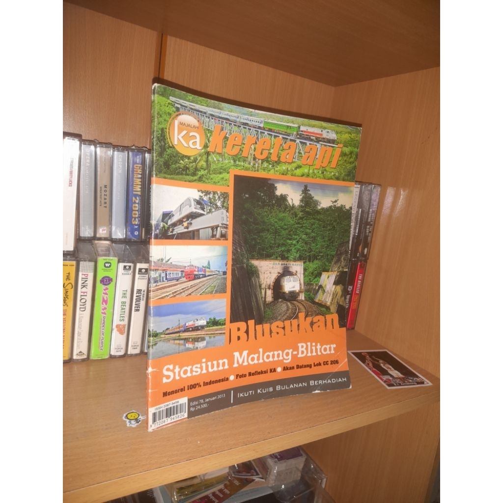 Majalah Kereta Api edisi Januari 2013
