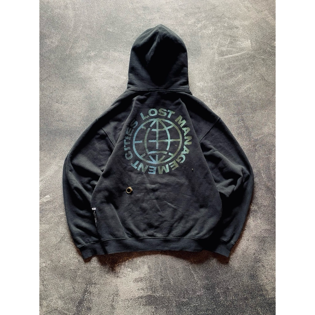 LMC HODDIE BLACK BIG LOGO REFLEKTIF