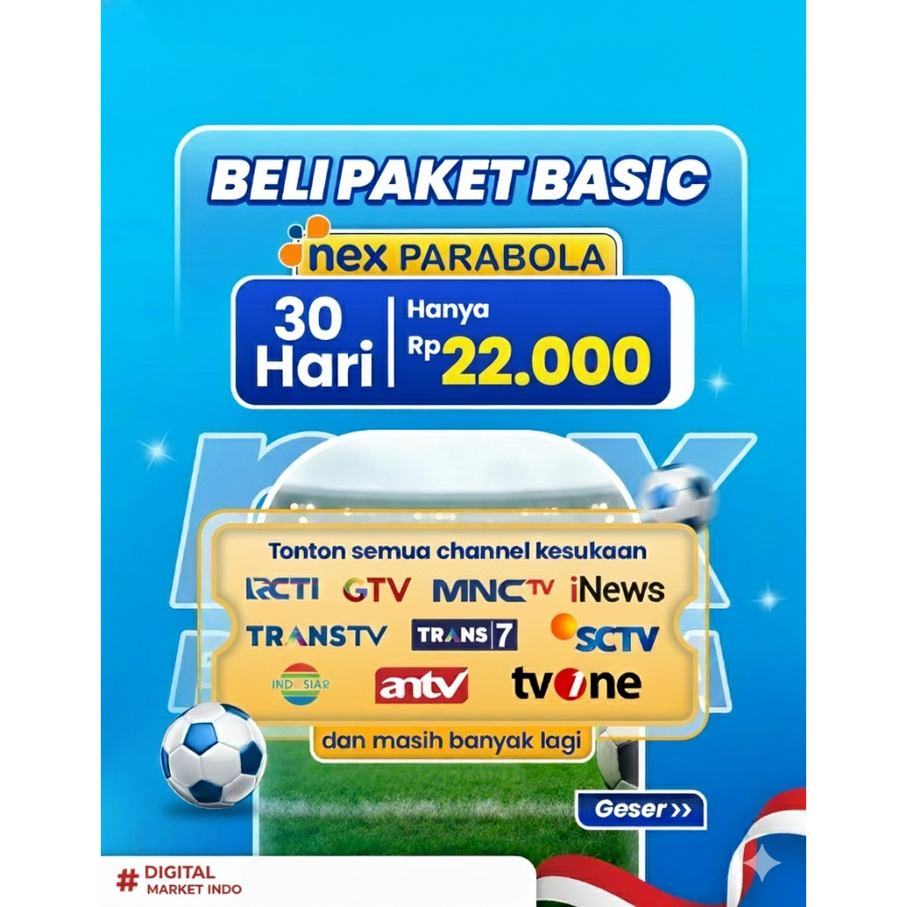 PAKET BASIC 12 BULAN NEX-PARABOLA || PAKET BASIC STB NEX-PARABOLA 5 MENIT LANGSUNG AKTIF