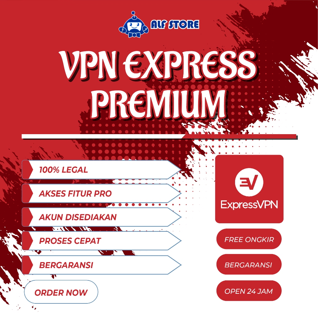 PROMO ExpressVPN Premium 1 Bulan Koneksi Cepat
