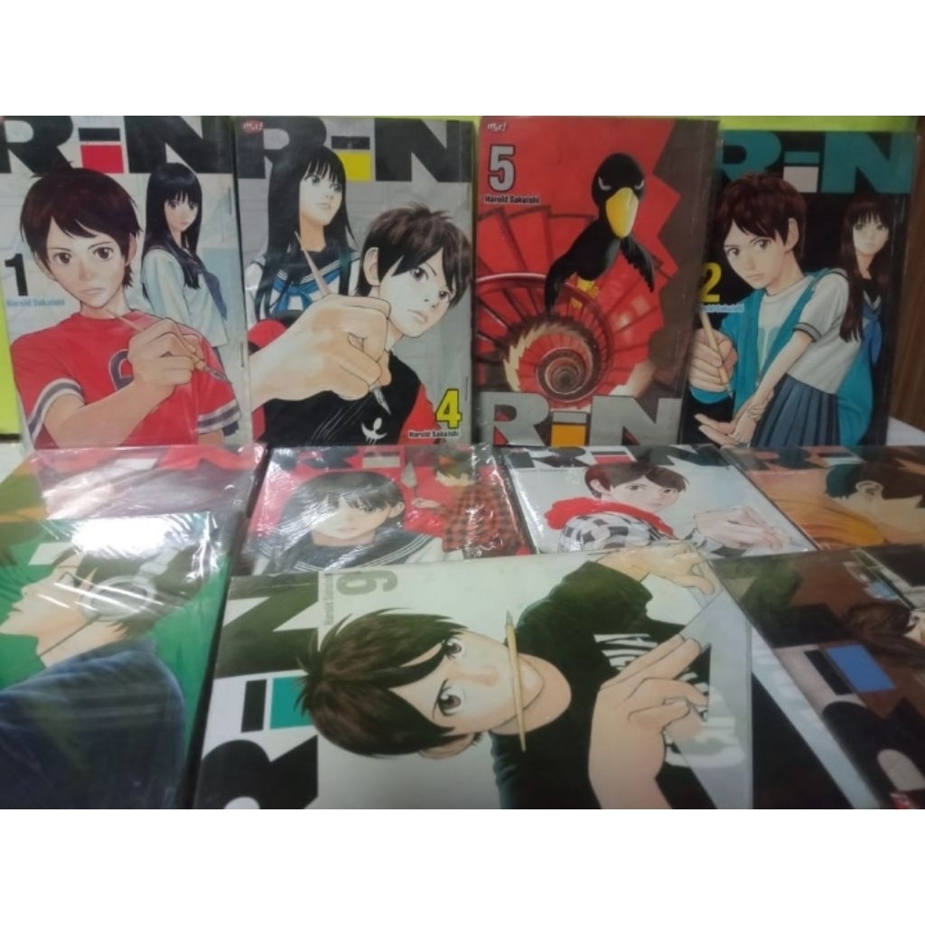 Komik RiN. Original. Preloved. Rp 5.000Judul : RiNPenulis :  Harold Sakuishi