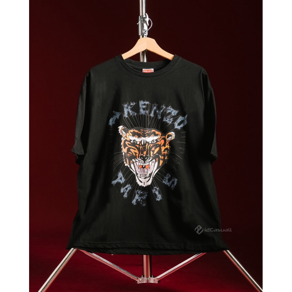 KZ  tiger head cotton t shirt original