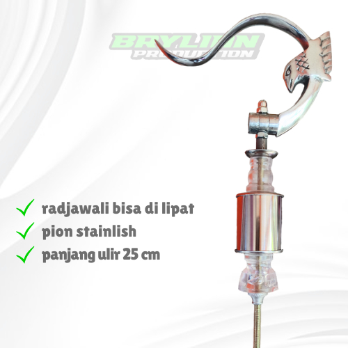 GANTUNGAN SANGKAR KOTAK PION STAINLESS RADJAWALI LIPAT CANTOLAN SANGKAR