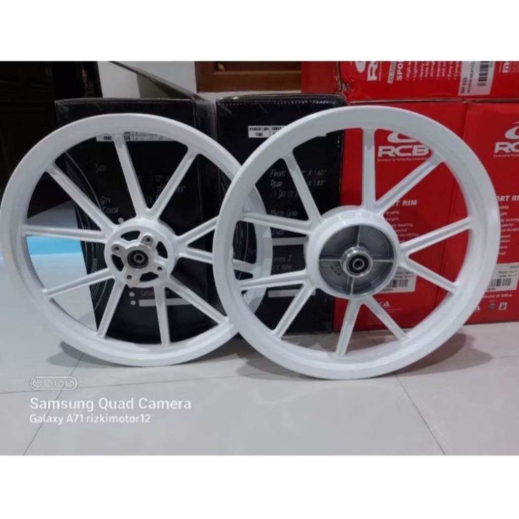 VELG RACING GP WHELL DAYTONA PNP RX KING WARNA PUTIH