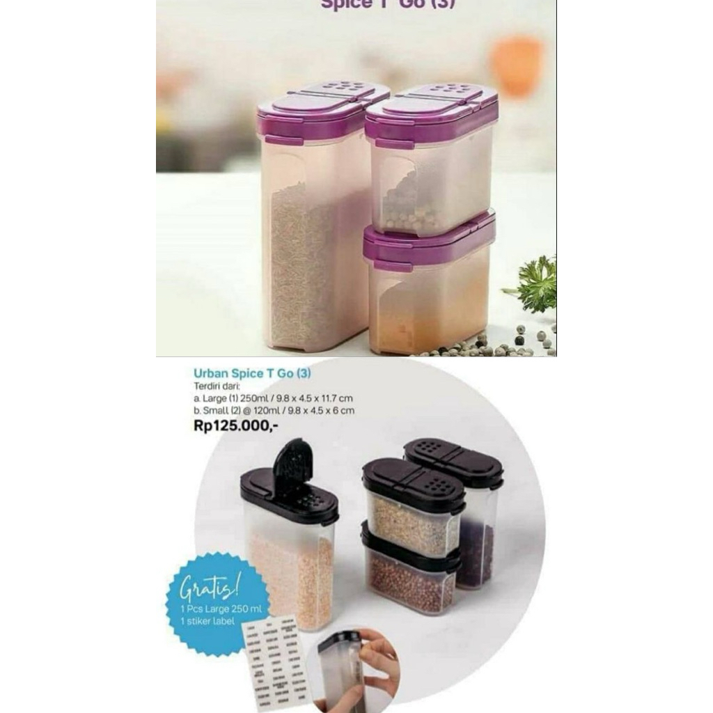 tupperware spice to go